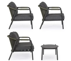 SET4 SALOTTO C-C MIRAVET ANT/VERDE