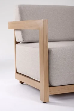 SET4 SALOTTO IN ALLUMINIO NATURALE- THESEUS