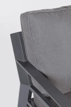 SET4 SALOTTO IN ALLUMINIO ANTRACITE PG61 - HENDRIX