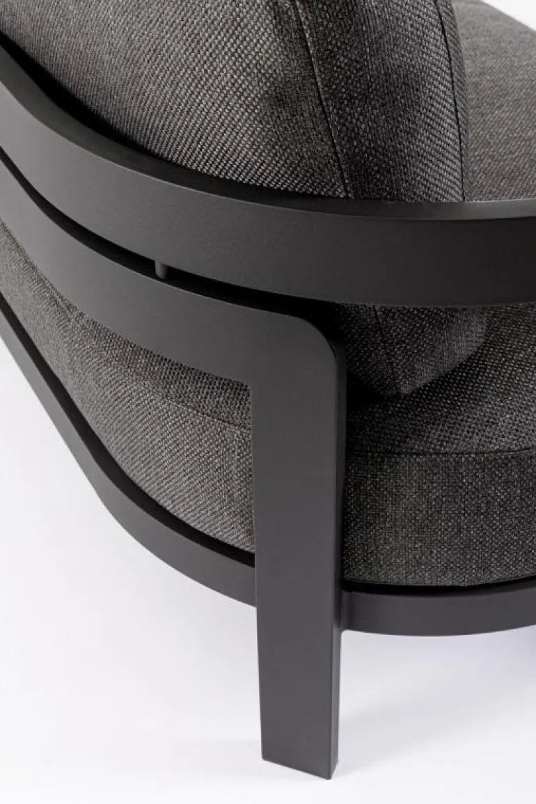 SET4 SALOTTO IN CORDA PER ESTERNO ANTRACITE WG21 - PRESLEY