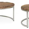 SET2 TAVOLINI BASSI IN LEGNO RICICLATO - RAFTER
