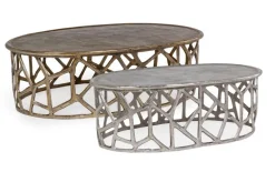 SET2 TAVOLINI IN ALLUMINIO - ZAHID