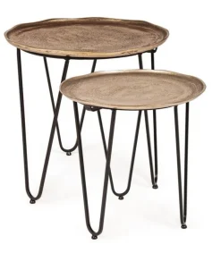 SET2 TAVOLINI IN ALLUMINIO X73 - AMIRA