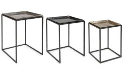SET3 TAVOLINI IN ALLUMINIO X28 - AMIRA