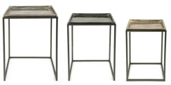 SET3 TAVOLINI IN ALLUMINIO X28 - AMIRA