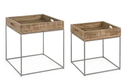 SET2 TAVOLINI IN LEGNO - NARVIK