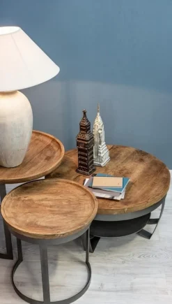 SET2 TAVOLINI IN LEGNO - NARVIK