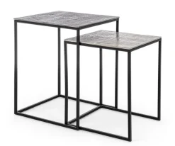 SET2 TAVOLINI IN METALLO - TAHIR