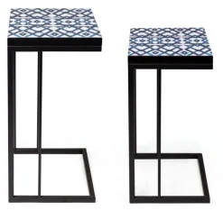 SET2 TAVOLINI IN METALLO - NEAPOLIS