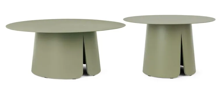 SET2 TAVOLINO BRYAN D70+90 AVOCADO