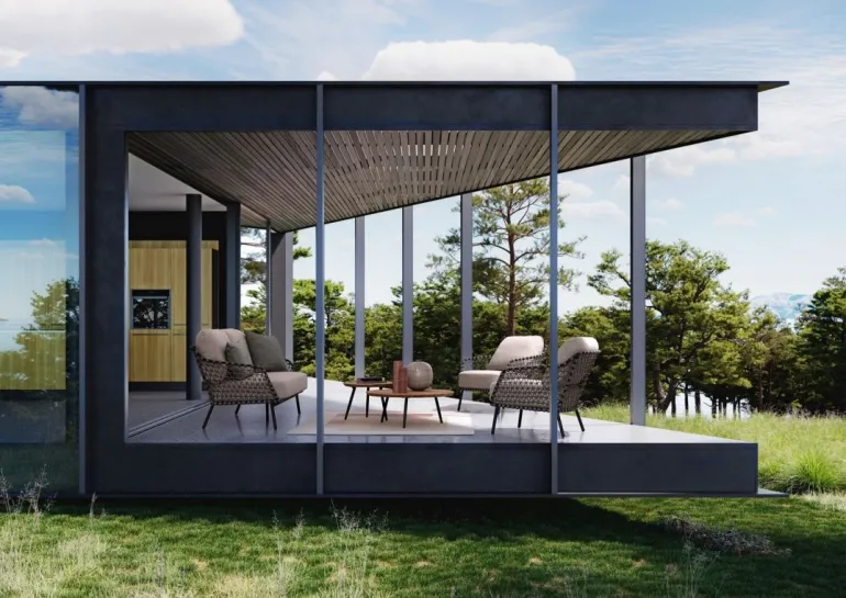 SET2 TAVOLINO IVISSA D60-D80 ANTRACITE