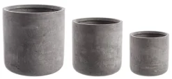 SET3 VASO CEMENT CIL GRIGIO