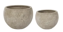 SET2 VASO CEMENT SFERA SABBIA