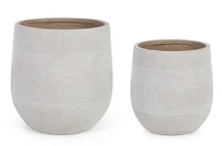 SET2 VASO RIGO BOMB BEIGE ALTO