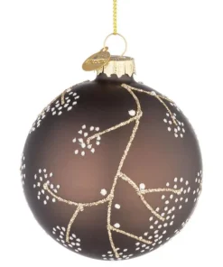 SFERA VT FLORAL MARRONE D80