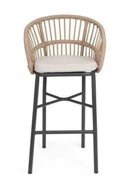 SGABELLO BAR C-C ODIVELAS BEIGE