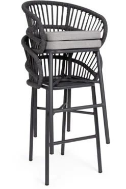 SGABELLO BAR C-C ODIVELAS ANTRACITE