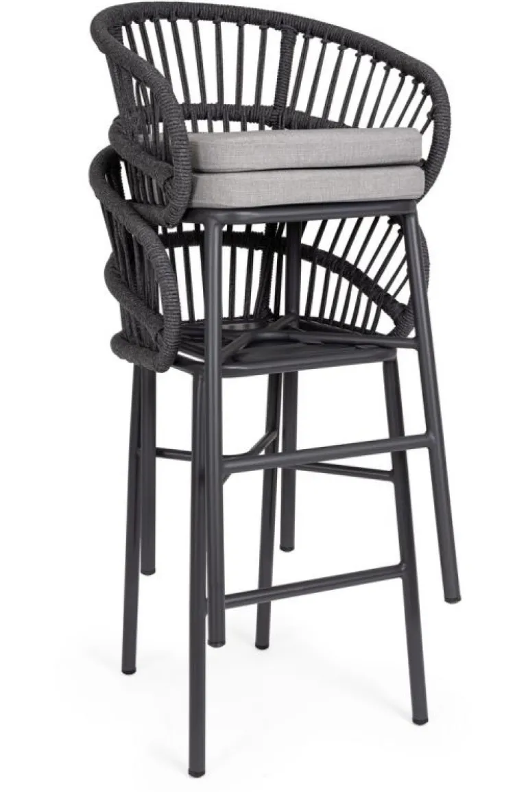 SGABELLO BAR C-C ODIVELAS ANTRACITE