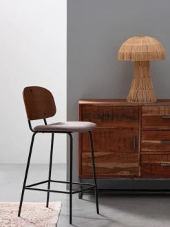 SGABELLO BAR GRIGIO - SIENNA