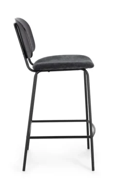 SGABELLO BAR GRIGIO SCURO - SIENNA