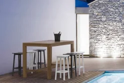 SGABELLO BAR IN ALLUMINIO ANTRACITE YK13 - SKIPPER