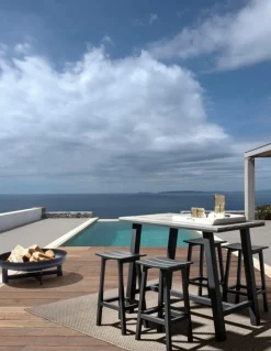 SGABELLO BAR IN ALLUMINIO ANTRACITE YK13 - SKIPPER