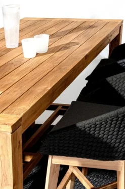 SGABELLO BAR IN CORDA PER ESTERNO ANTRACITE - COACHELLA