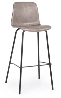 SGABELLO BAR IN ECOPELLE BEIGE - KYRA