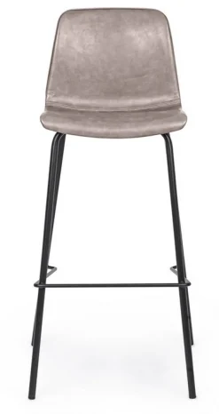 SGABELLO BAR IN ECOPELLE BEIGE - KYRA