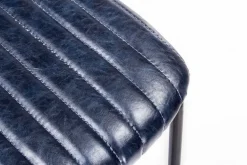 SGABELLO BAR IN ECOPELLE BLU - DEBBIE