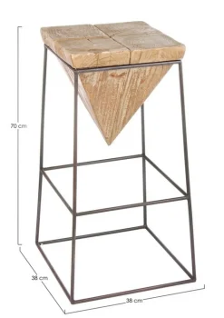 SGABELLO BAR IN LEGNO - PRISMY