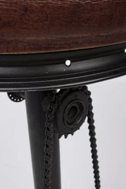 SGABELLO BAR IN PELLE - CYCLE