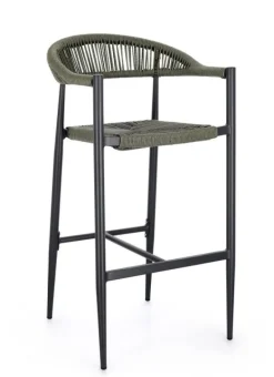 SGABELLO BAR JANDIA ANTRACITE/VERDE