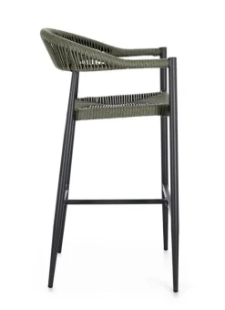 SGABELLO BAR JANDIA ANTRACITE/VERDE