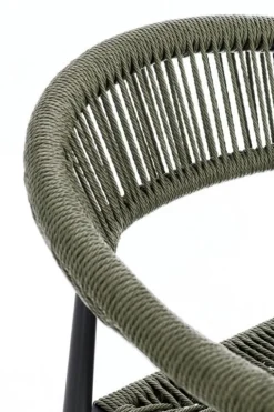 SGABELLO BAR JANDIA ANTRACITE/VERDE