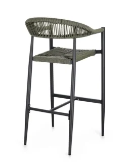 SGABELLO BAR JANDIA ANTRACITE/VERDE