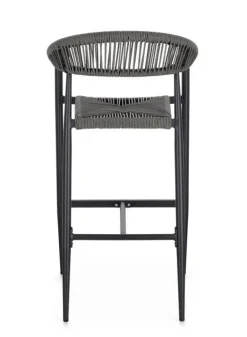 SGABELLO BAR JANDIA ANTRACITE/GRIGIO