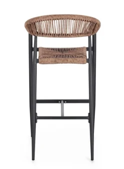 SGABELLO BAR JANDIA ANTRACITE/NATURAL