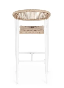 SGABELLO BAR JANDIA BIANCO/BEIGE