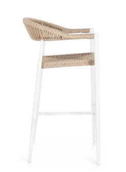 SGABELLO BAR JANDIA BIANCO/BEIGE