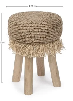 SGABELLO IN FIBRE NATURALI G01 - FLORINDA