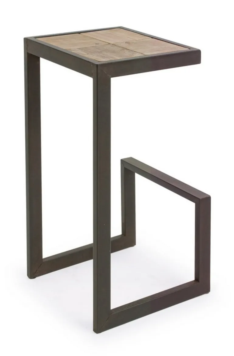 SGABELLO IN METALLO H70 - BLOCKS