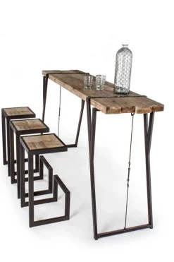 SGABELLO IN METALLO H70 - BLOCKS