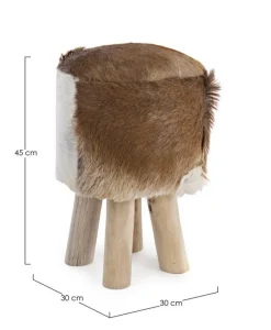 SGABELLO IN PELLE - MALAK