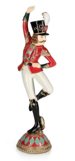 SOLDATINO JOCELIN STAND ROSSO-BIA H29,4