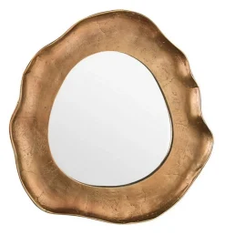 SPECCHIO C-C ASMITA BRASS 43X40