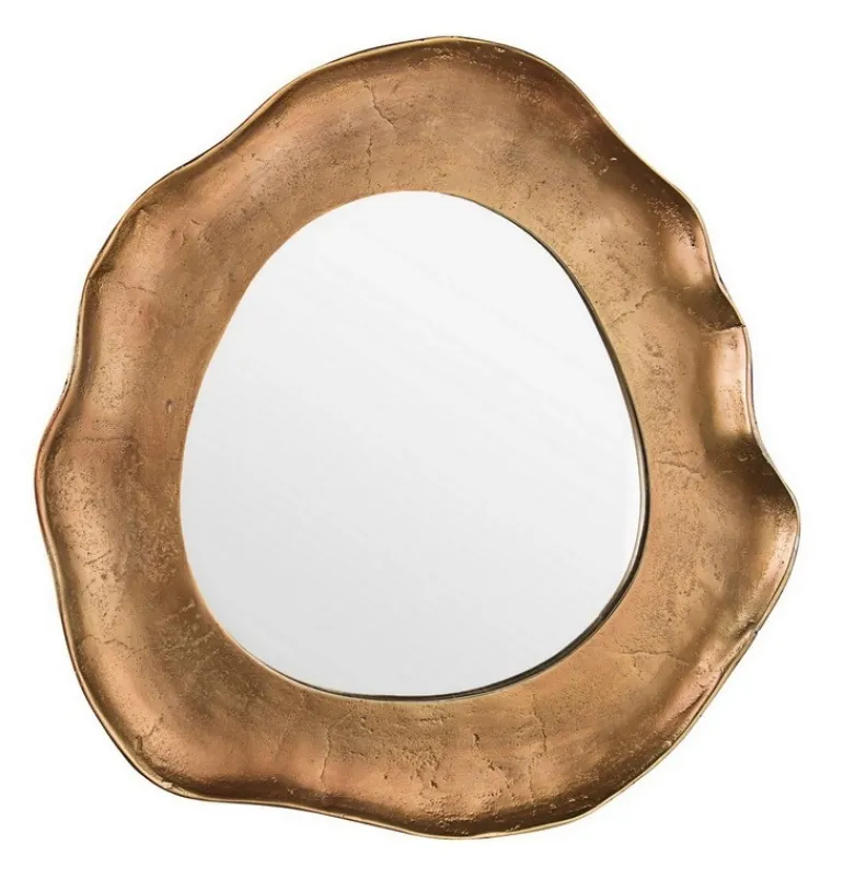 SPECCHIO C-C ASMITA BRASS 43X40