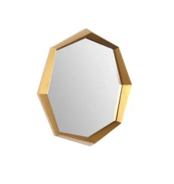 SPECCHIO C-C GURSKY ORO SATINATO 120X120