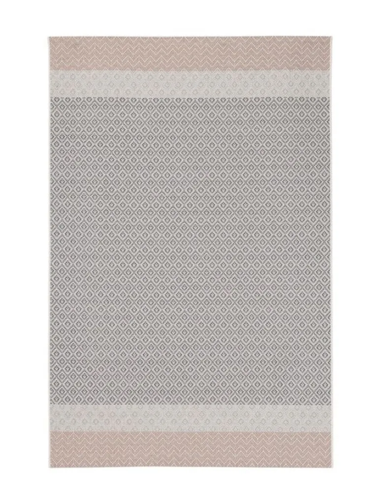 TAPPETO BEIGE BLU 160X230 - LEEV