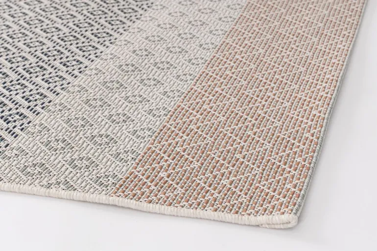 TAPPETO BEIGE BLU 160X230 - LEEV